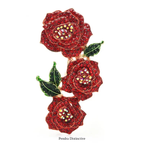 PENDRA Florielle13 Rhinestone Brooch