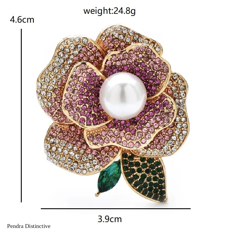 PENDRA Florielle14 Pearl Brooch