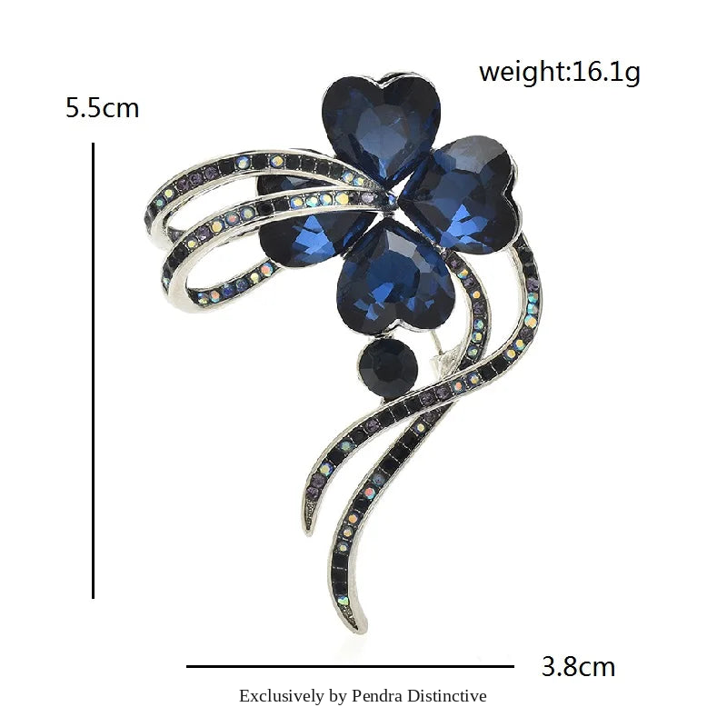 PENDRA Florielle15 Crystal Brooch