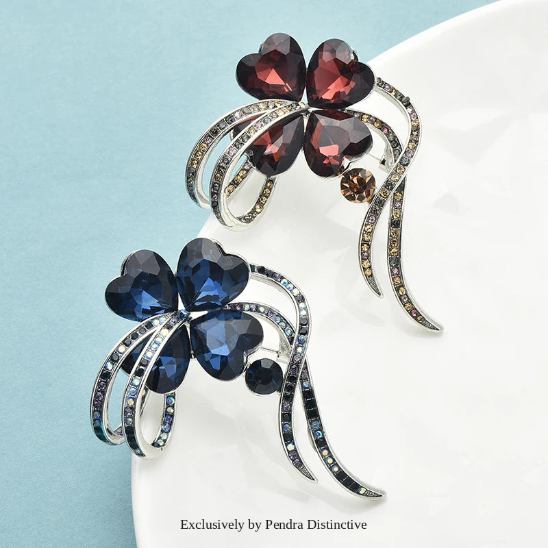 PENDRA Florielle15 Crystal Brooch