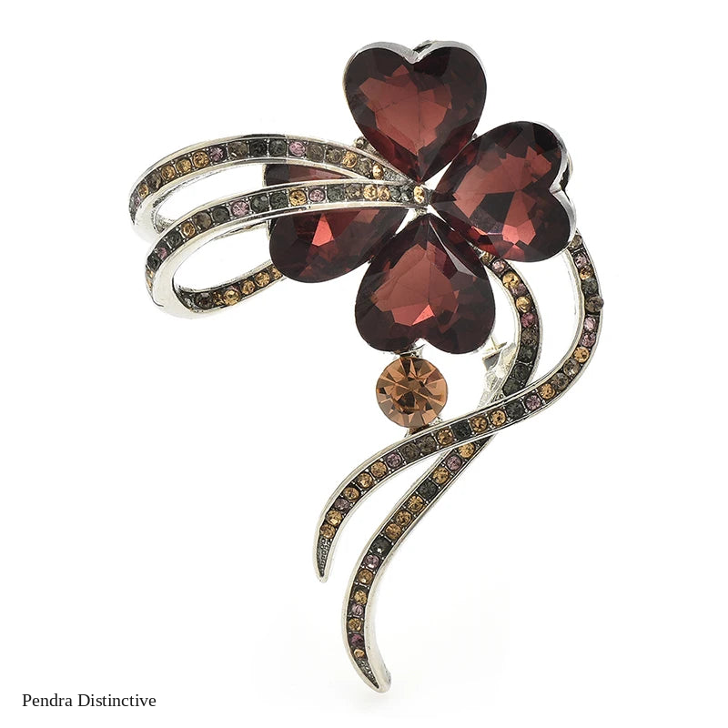 PENDRA Florielle15 Crystal Brooch