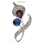 PENDRA Florielle15 Rhinestone Brooch