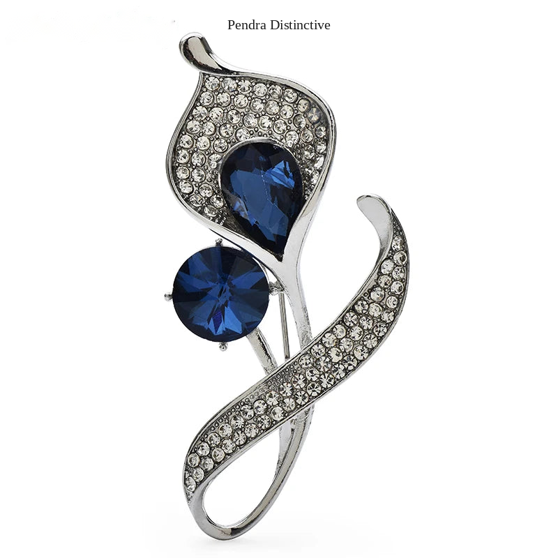 PENDRA Florielle15 Rhinestone Brooch