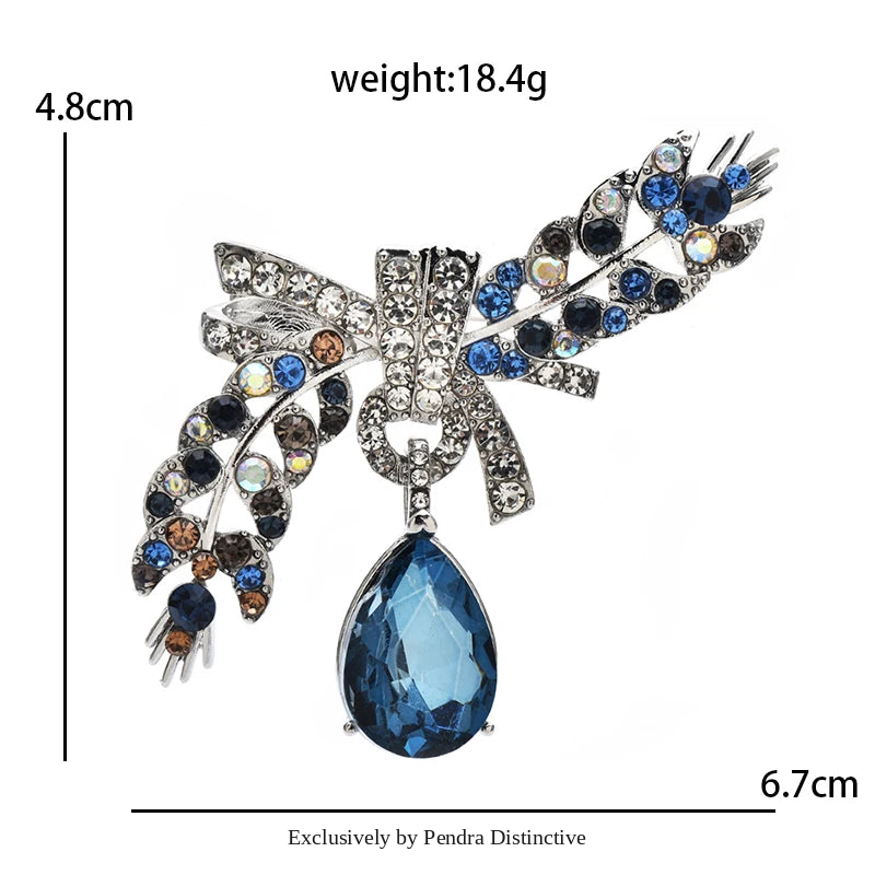 PENDRA Florielle17 Crystal Brooch