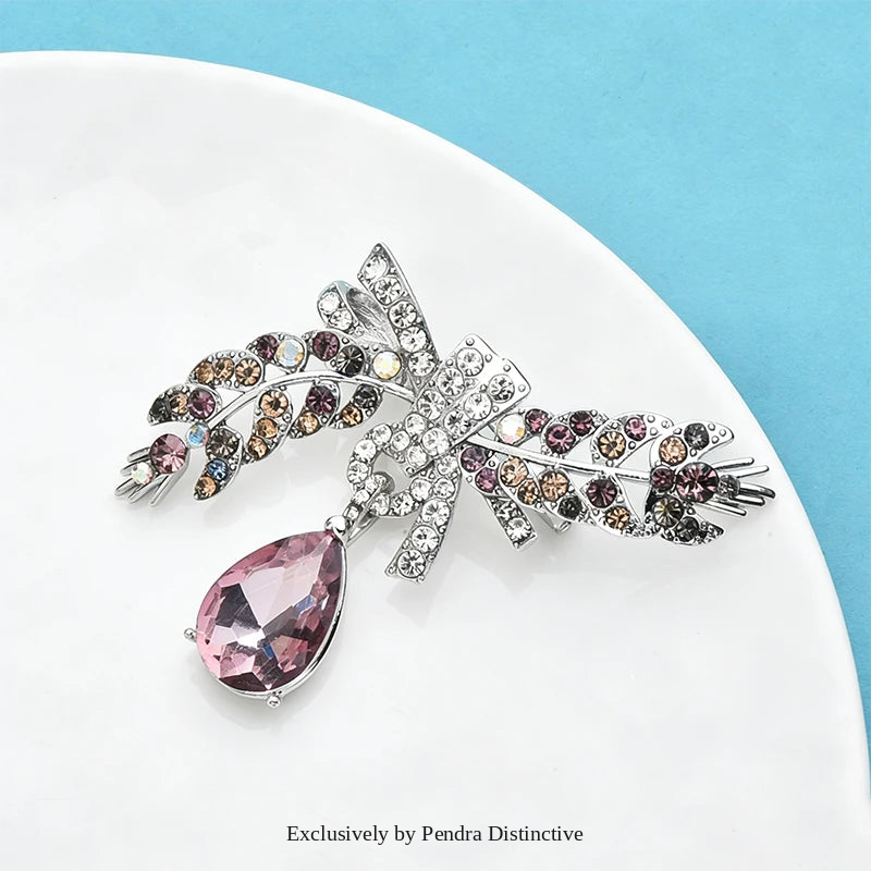 PENDRA Florielle17 Crystal Brooch