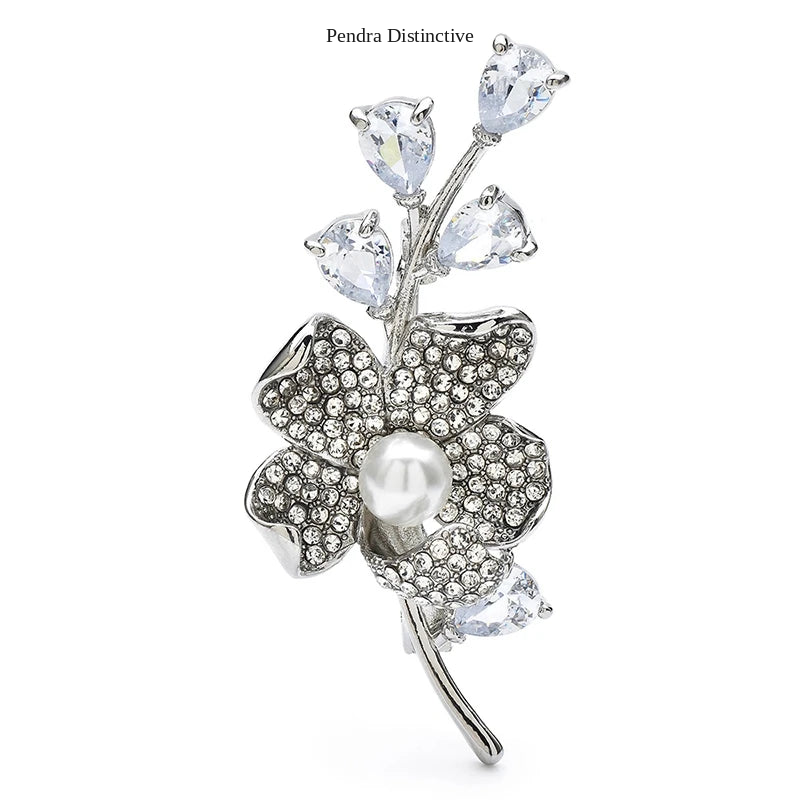 PENDRA Florielle18 Crystal Brooch