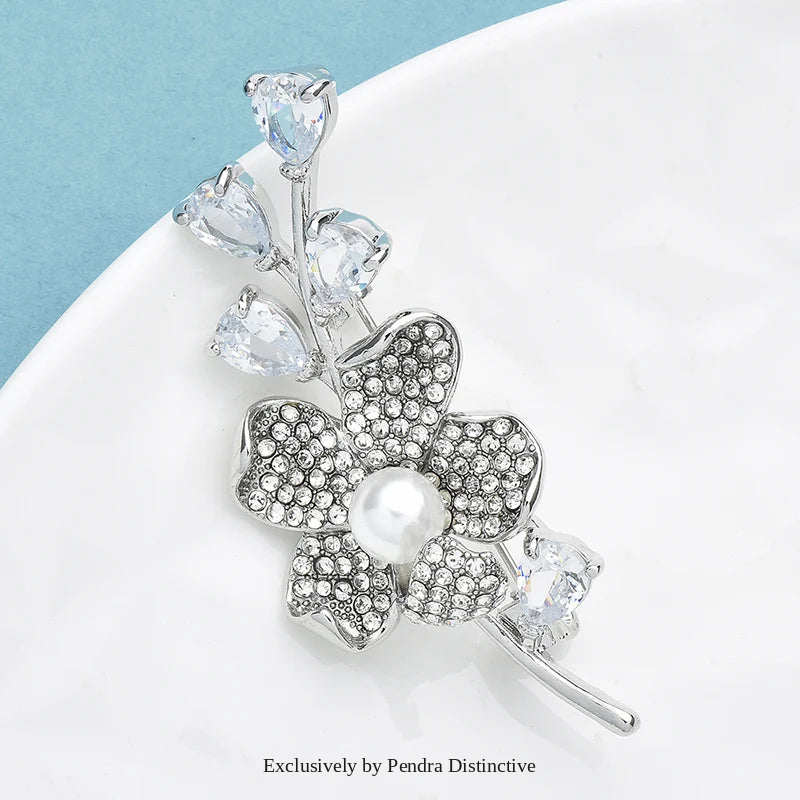 PENDRA Florielle18 Crystal Brooch