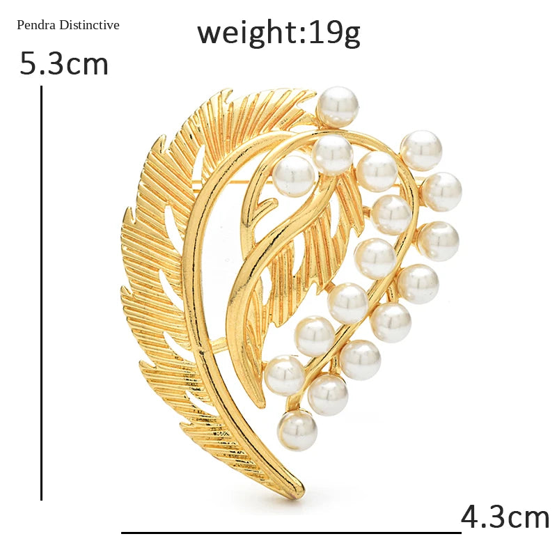 PENDRA Florielle20 Pearl Brooch