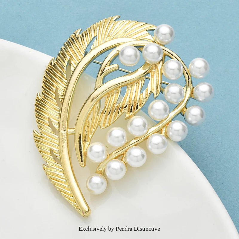 PENDRA Florielle20 Pearl Brooch