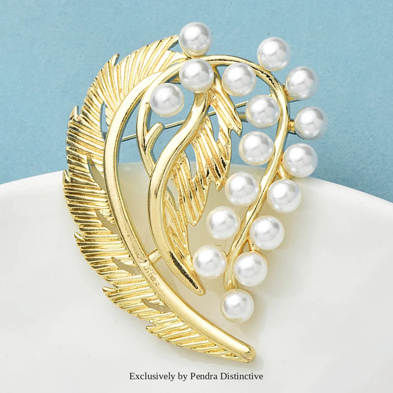 PENDRA Florielle20 Pearl Brooch