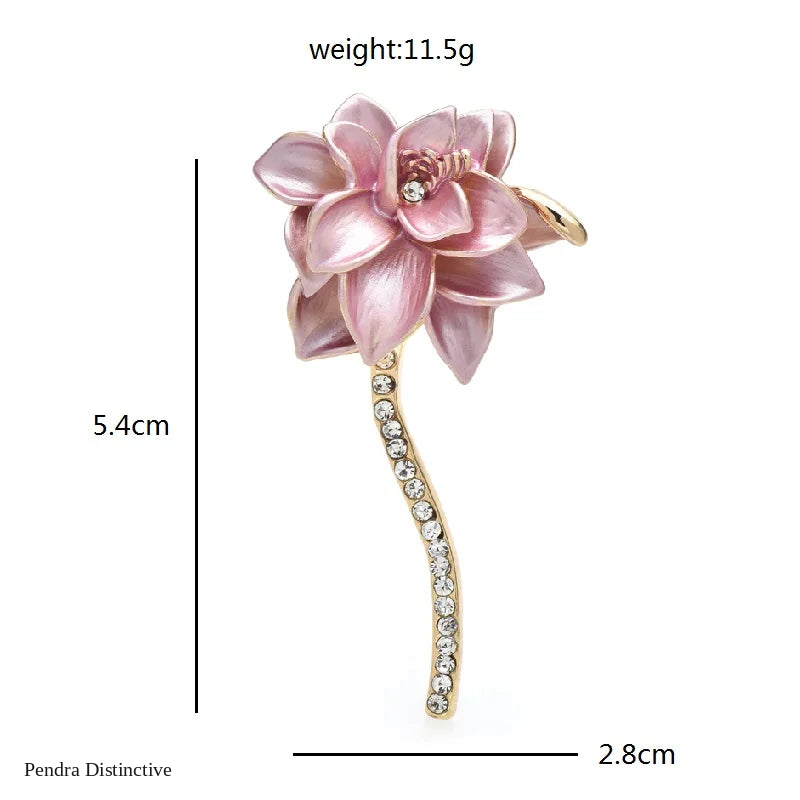 PENDRA Florielle21 Floral Brooch