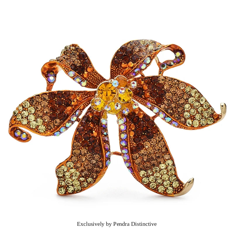PENDRA Florielle22 Floral Brooch