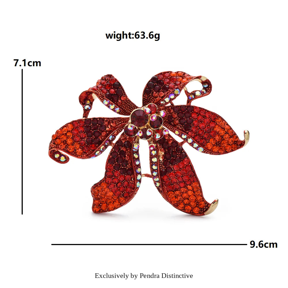 PENDRA Florielle22 Floral Brooch
