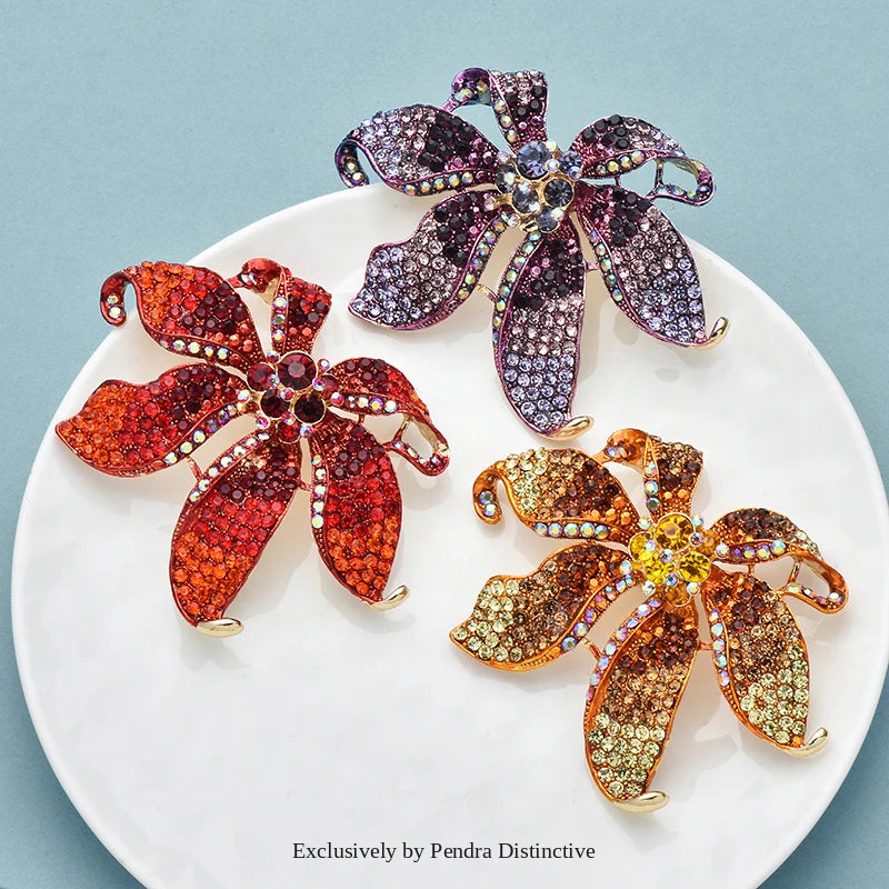 PENDRA Florielle22 Floral Brooch