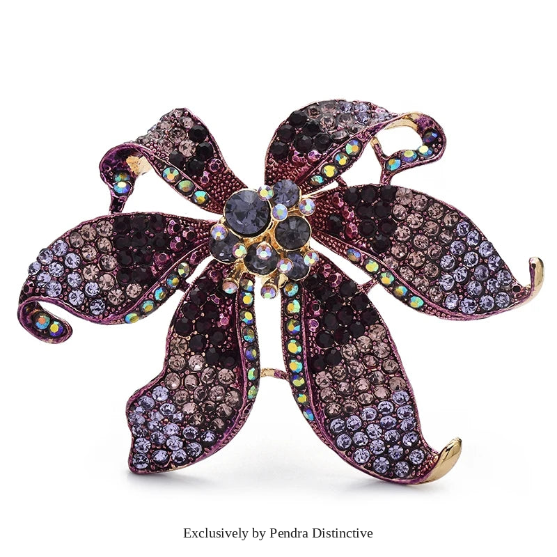 PENDRA Florielle22 Floral Brooch