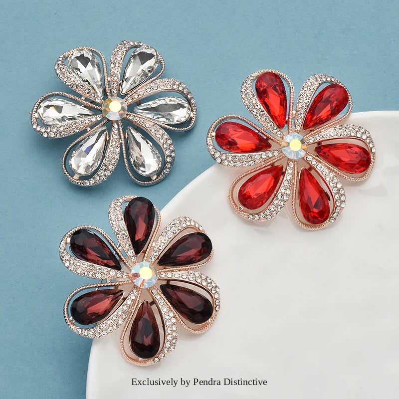 PENDRA Florielle23 Crystal Brooch