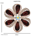 PENDRA Florielle23 Crystal Brooch