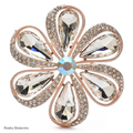 PENDRA Florielle23 Crystal Brooch