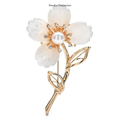 PENDRA Florielle24 Pearl Brooch