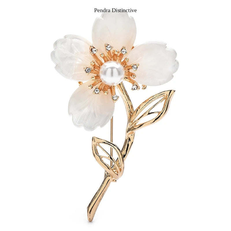 PENDRA Florielle24 Pearl Brooch