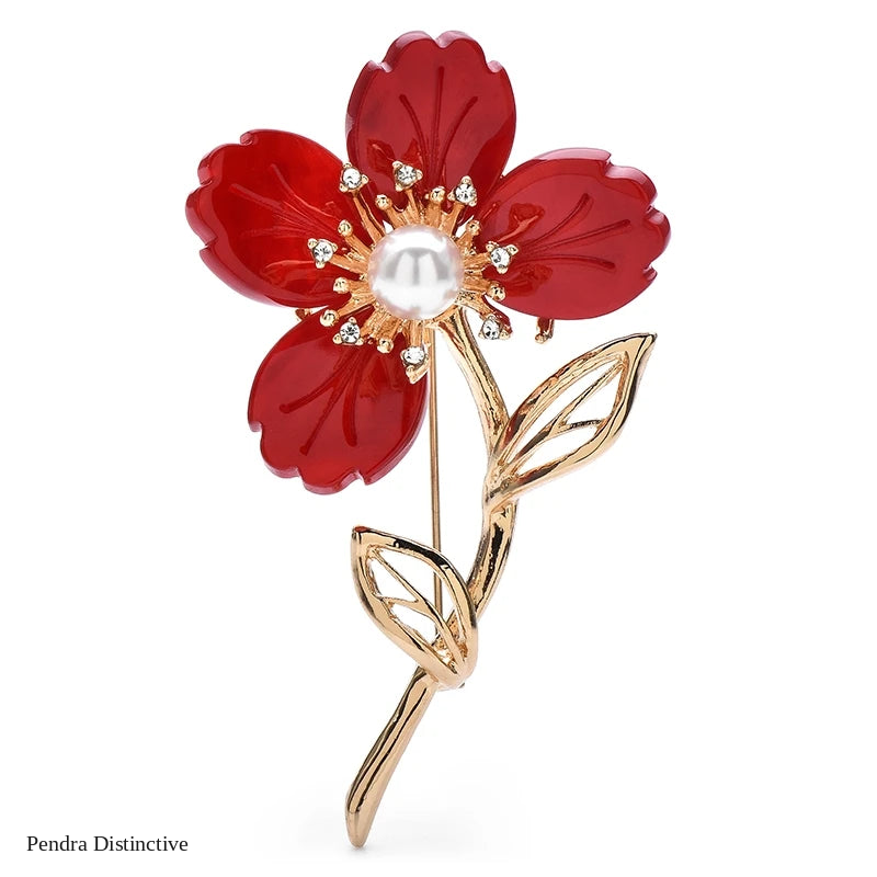 PENDRA Florielle24 Pearl Brooch