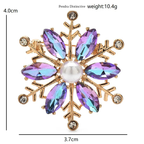 PENDRA Florielle26 Crystal Brooch