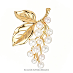 PENDRA Florielle26 Pearl Brooch
