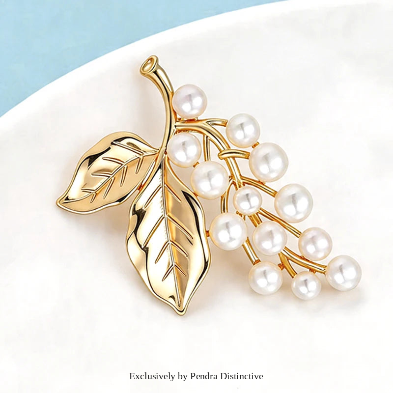 PENDRA Florielle26 Pearl Brooch