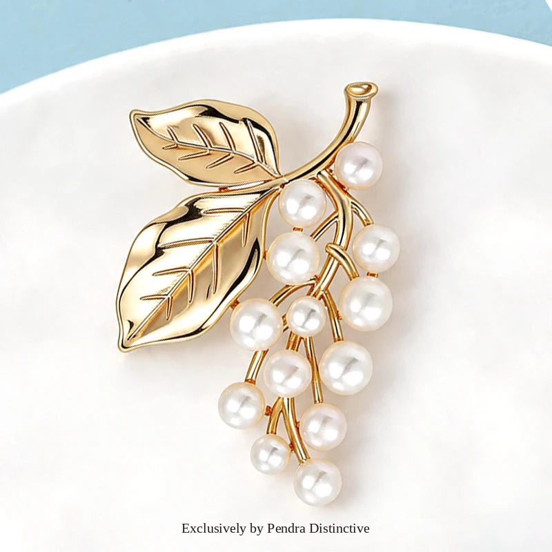 PENDRA Florielle26 Pearl Brooch