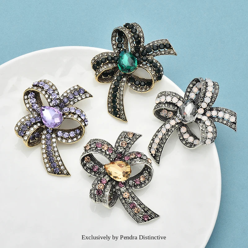 PENDRA Florielle27 Crystal Brooch