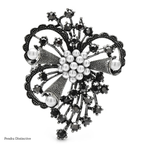 PENDRA Florielle27 Rhinestone Brooch