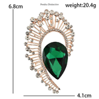 PENDRA Florielle28 Crystal Brooch