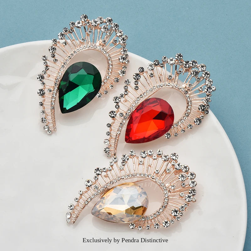 PENDRA Florielle28 Crystal Brooch