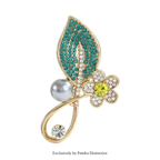 PENDRA Florielle3 Rhinestone Brooch
