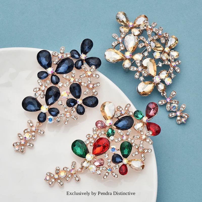 PENDRA Florielle31 Crystal Brooch