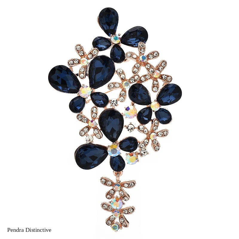 PENDRA Florielle31 Crystal Brooch