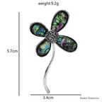 PENDRA Florielle32 Floral Brooch