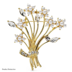 PENDRA Florielle33 Pearl Brooch