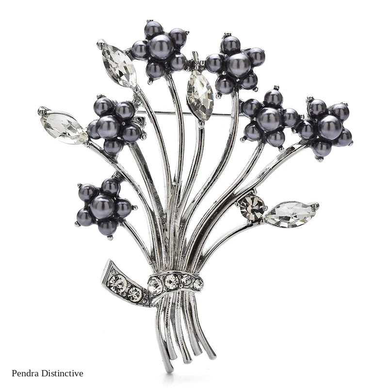 PENDRA Florielle33 Pearl Brooch