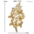 PENDRA Florielle4 Floral Brooch