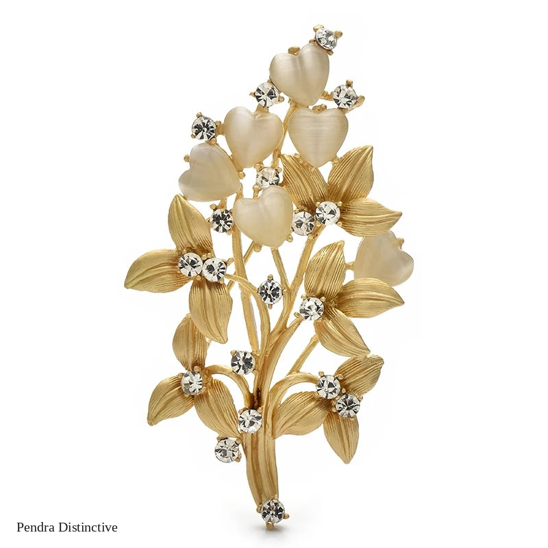 PENDRA Florielle4 Floral Brooch