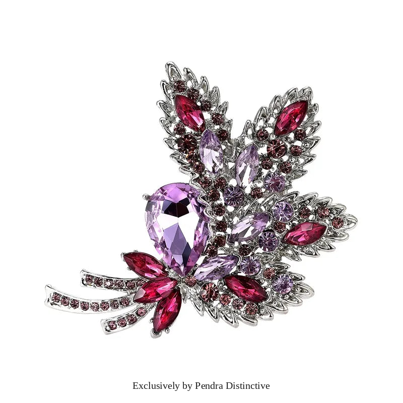 PENDRA Florielle42 Crystal Brooch
