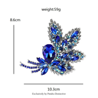 PENDRA Florielle42 Crystal Brooch