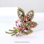 PENDRA Florielle42 Crystal Brooch