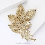 PENDRA Florielle42 Crystal Brooch