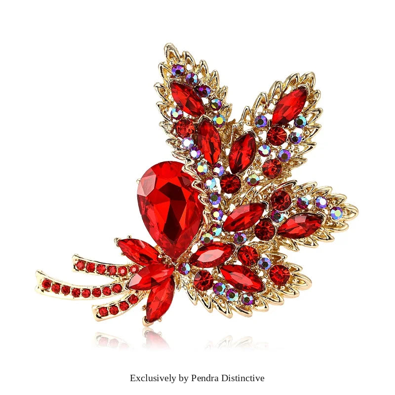 PENDRA Florielle42 Crystal Brooch