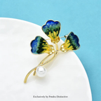 PENDRA Florielle43 Floral Brooch