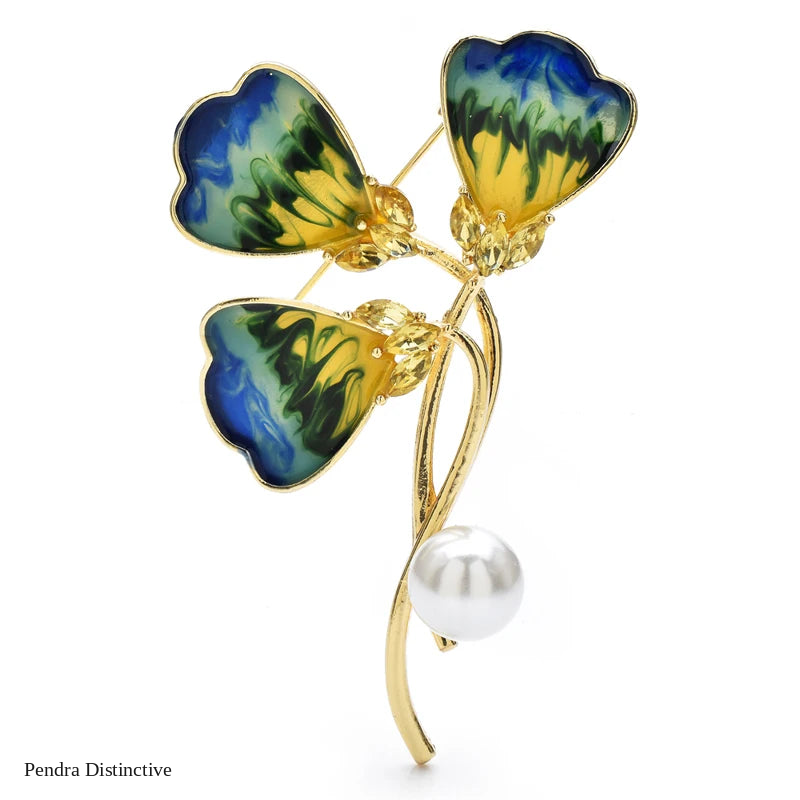 PENDRA Florielle43 Floral Brooch