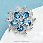 PENDRA Florielle5 Crystal Brooch