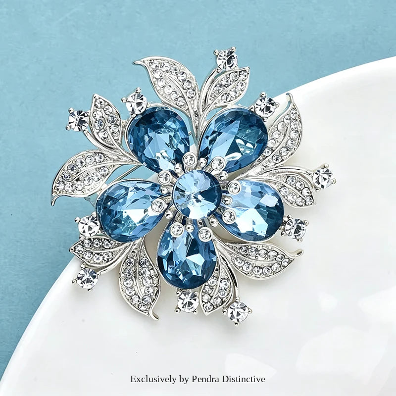PENDRA Florielle5 Crystal Brooch